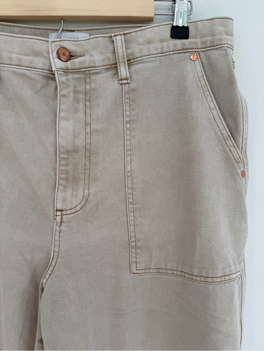 Pistola Turner High-Waisted Barrel Leg Ankle Jean Size 31 - Picture 4 of 5